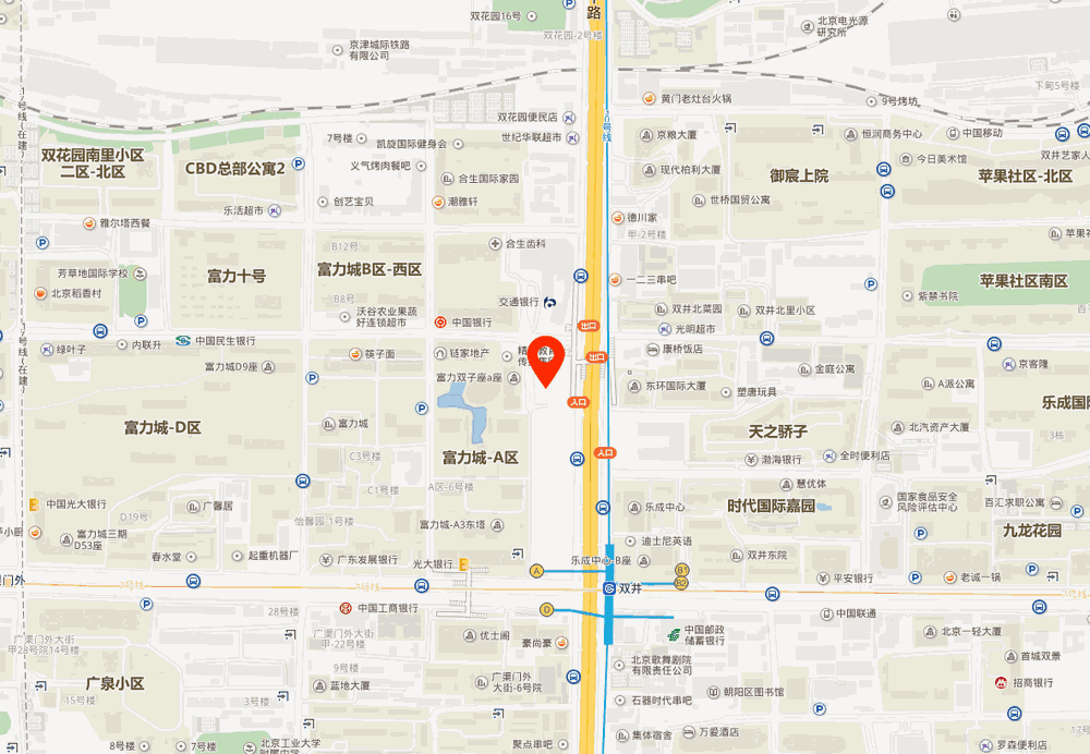 富力中心位置地图